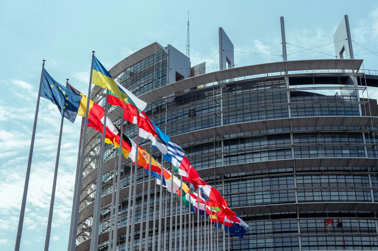 Plenarsaal des Europäischen Parlaments – Symbol für europäische digitale Souveränität